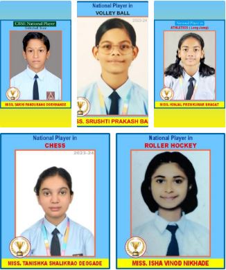 National Level Sports Achievers 2023  – 24